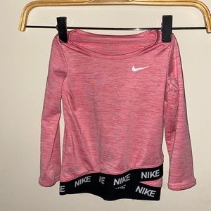 Kids pink/red Nike top